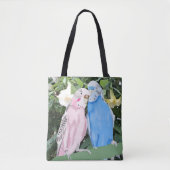 Boedgies en white Angel Trumpet Flowers Tote Bag (Voorkant)