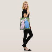 Boedgies en white Angel Trumpet Flowers Tote Bag (Op model)