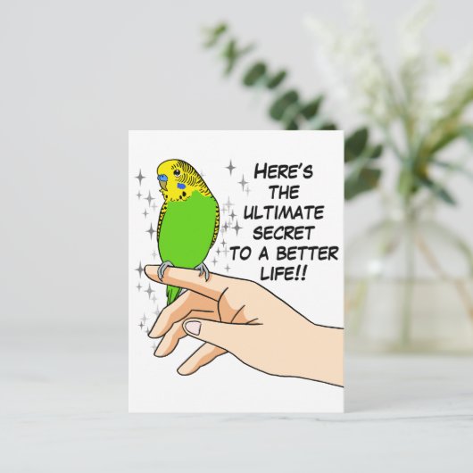 Boedgies maken het leven beter briefkaart (Staand voorkant)