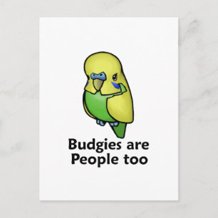 Boedgies zijn ook mensen briefkaart