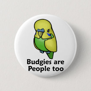Boedgies zijn ook mensen ronde button 5,7 cm
