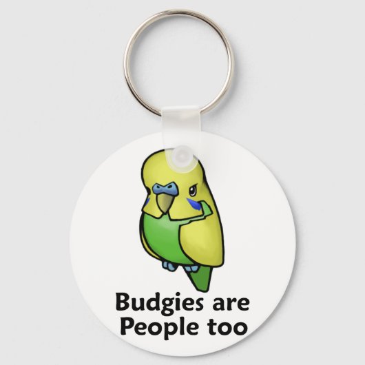 Boedgies zijn ook mensen sleutelhanger (Voorkant)