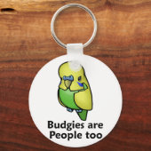 Boedgies zijn ook mensen sleutelhanger (Voorkant)