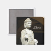 Boedha Shanti Magneet (Voorkant / Achterkant)