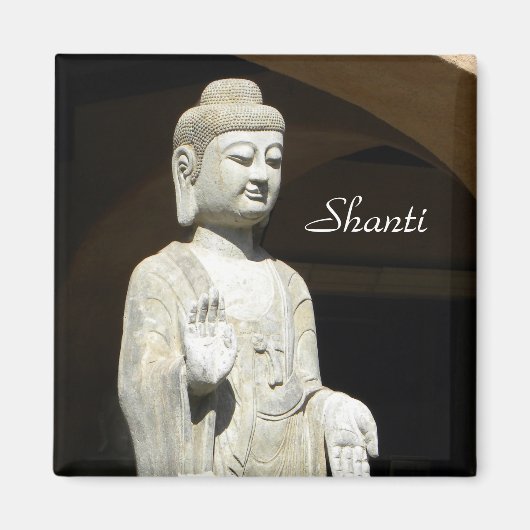 Boedha Shanti Magneet (Voorkant)