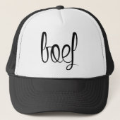 Boef trucker cap (Voorkant)