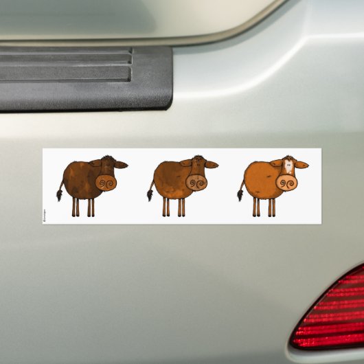 boefselaar voor de bruinkoolboomstamboom bumpersticker (Op auto)