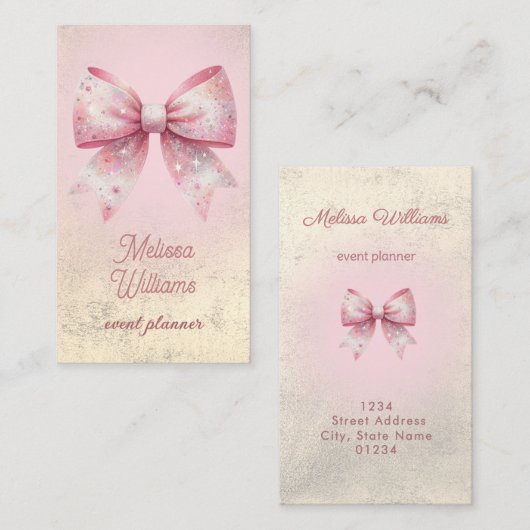 boeg-logo visitekaartje (Voorkant / Achterkant)