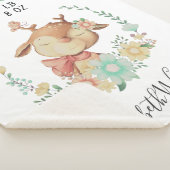 boegenoot baby hert geboortestaat sherpa deken (3/4)