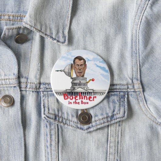Boehner in de doos ronde button 7,6 cm (In situ)