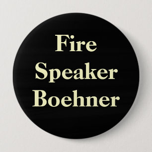 Boehner voor brandweersprekers ronde button 4,0 cm
