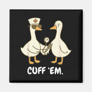 Boei Gans Verpleegster Grappig Dwaze Gans Eh Verpl Magneet