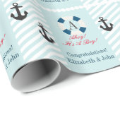 Boei met Monogram, de Zeevaart Nieuwe Jongen van Cadeaupapier (Rol Hoek)