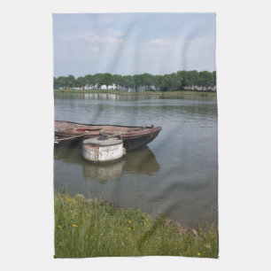 boei voor schepen, kanaal voor het kotsen van sche theedoek