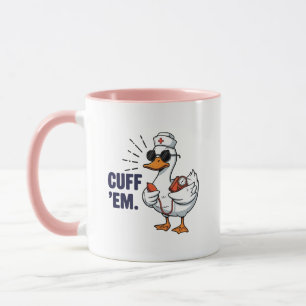 Boei ze Gans Verpleegster Grappig Dwaze Gans Verpl Mok