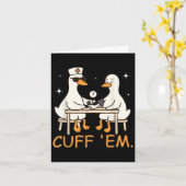 Boei ze Ganzen Verpleegster Grappig Dwaze Gans Eh  Kaart (Gele Bloem)