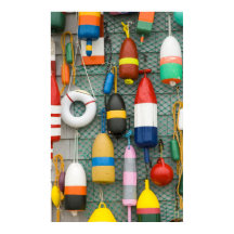 Boeien in Blue Rocks Nova Scotia