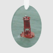 Boeien met rood en groen Zee Ornament (achterkant)