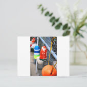 Boeien op de Omheining Briefkaart (Staand voorkant)