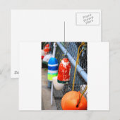 Boeien op de Omheining Briefkaart (Voorkant / Achterkant)