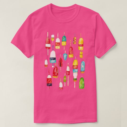 Boeien waterverf 2 t-shirt (Design voorkant)