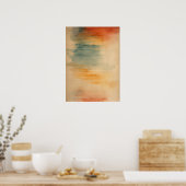 Boeiend Abstract kunst Poster: Verhoog uw ruimte Poster (Keuken)