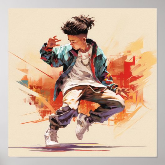 Boeiend Chinees hiphop dans Poster: Verkennen Poster (Voorkant)