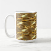 Boeiend goudpatroon koffiemok (Links)