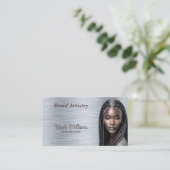 boeiend haar styliste visitekaartje (Staand voorkant)