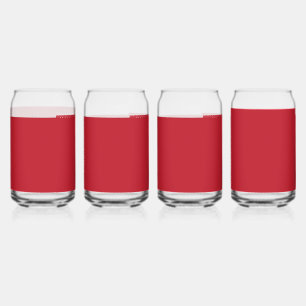 Boeiend rood achtergrond wit randontwerp blikvorm glas