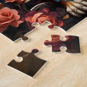 Boeiend Schattige & Mooie Wild Tiger's Gaze Legpuzzel (Zijkant)