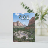 Boeiend Zion National Park Briefkaart (Staand voorkant)
