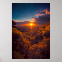 Boeiende Afrikaanse zonsondergang in Golden Splend