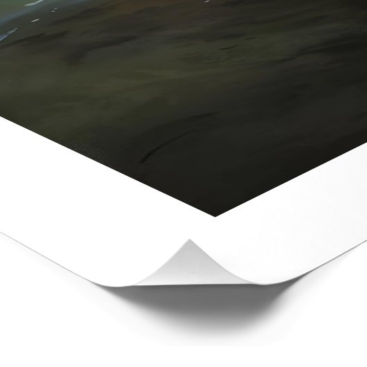 Boeiende anime-stijl olieverfschilderij van de her perfect poster (Hoek)