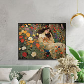 Boeiende  Cottage Landscape Impressionis Poster