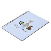 Boeiende dieren gepersonaliseerd notitieboek (Linkerzijde)