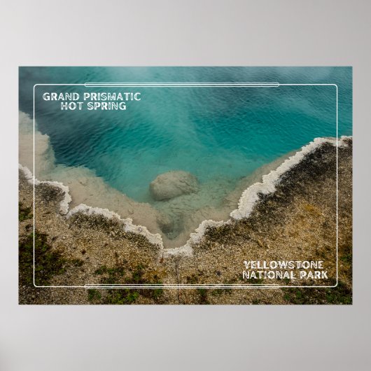 Boeiende Grand Prismatic Yellowstone Poster (Voorkant)