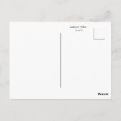 Boeiende Gullfoss Herfsten Briefkaart (Achterkant)