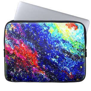 Boeiende Kleuren van het Universum. Koop Nu Laptop Sleeve