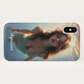 boeiende oceaan Case-Mate iPhone case (Achterkant (horizontaal))