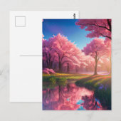 Boeiende River's Charm Briefkaart (Voorkant / Achterkant)