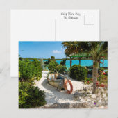 Boeiende scheepswrak schoonheid briefkaart (Voorkant / Achterkant)