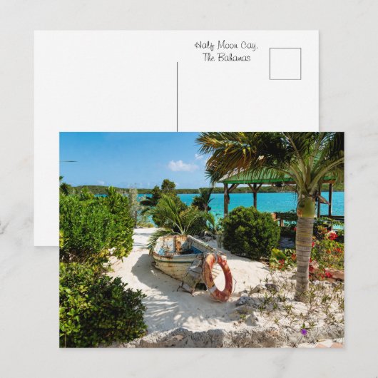 Boeiende scheepswrak schoonheid briefkaart (Voorkant / Achterkant)