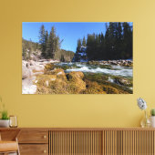 Boeiende schoonheid van de Athabasca rivier Canvas Afdruk (Insitu (Woonkamer))