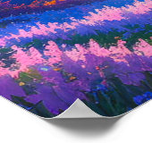 Boeiende schoonheid van de kleurrijke vallei poster (Hoek)