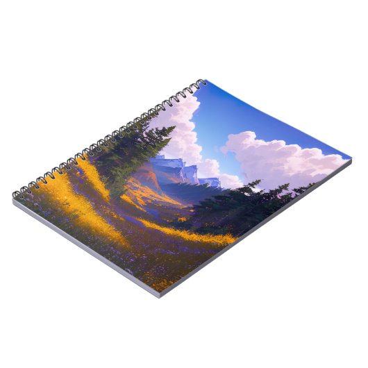 Boeiende schoonheid van een vallei notitieboek (Linkerzijde)