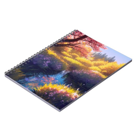 Boeiende schoonheid van het charmante moeras notitieboek (Linkerzijde)