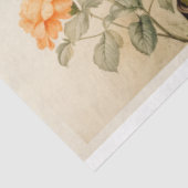 Boeiende schoonheid: vogelkooi decoupage tissuepapier (Detail)