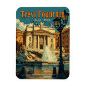 Boeiende Trevi-fontein, Rome -  Magneet (Verticaal)