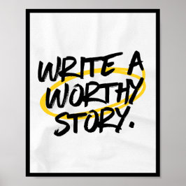 Boeiende verhalen maken poster